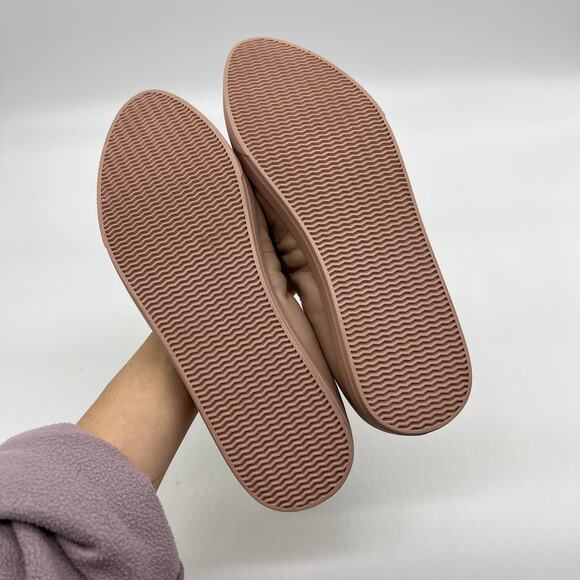 Lori Goldstein Collection Slip On Leather Flat Size 10 M with Elastic Blush - Picture 5 of 10